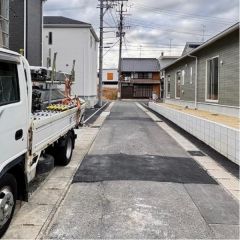 北前面道路から外観を見るとこんな感じ