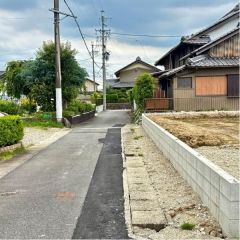 北前面道路から外観を見るとこんな感じ。