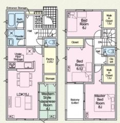 2WIC+パントリー付の4LDKです。