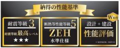 設計・建設住宅性能評価をW取得のお家。