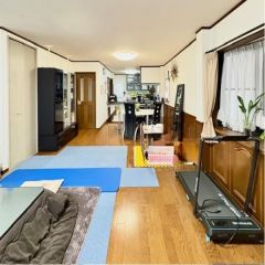 南向きで開放的な2階リビングになります。