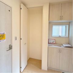 玄関収納も付いていて便利ですね♪