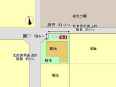 区画図はこんな感じになっています。