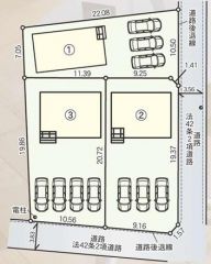 全体区画図はこんな感じになっています。