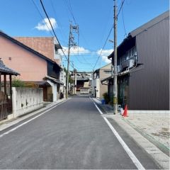 北前面道路から外観を見るとこんな感じ
