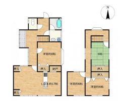 全居室6帖以上のゆとりある4LDKです。