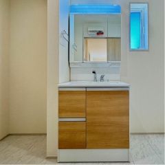 洗面台はシャンプードレッサー仕様です。