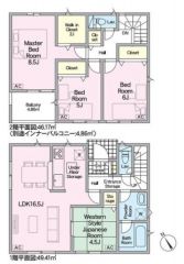 間取り図はこんな感じになっています。