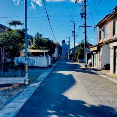 北前面道路から外観を見るとこんな感じ