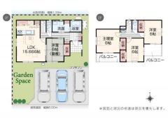 オール電化仕様で、4LDKの間取りです。