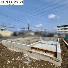 現在基礎の段階で、完成は6月の予定です。
