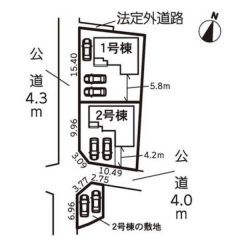 全体区画図はこんな感じになっています。