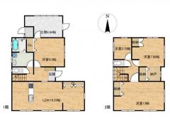 土間付ファミリー層向け4SLDKのお家。
