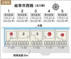 全体区画図はこんな感じになっています。