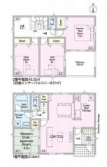 間取り図はこんな感じになっています。